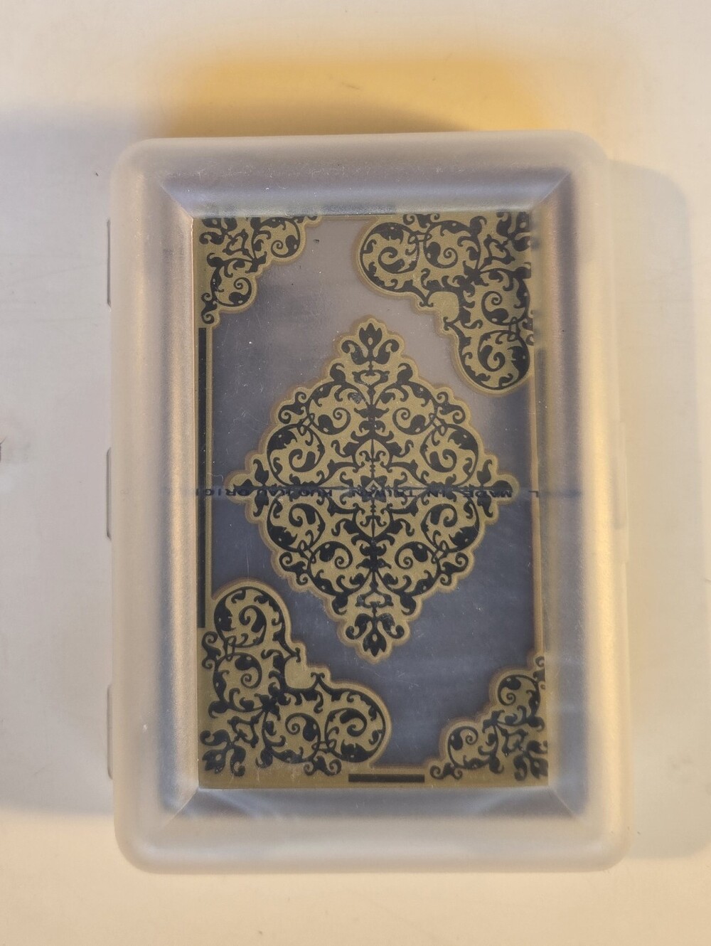 Waterproof Transparent Playing Cards - New In Case - Picture 2 of 8